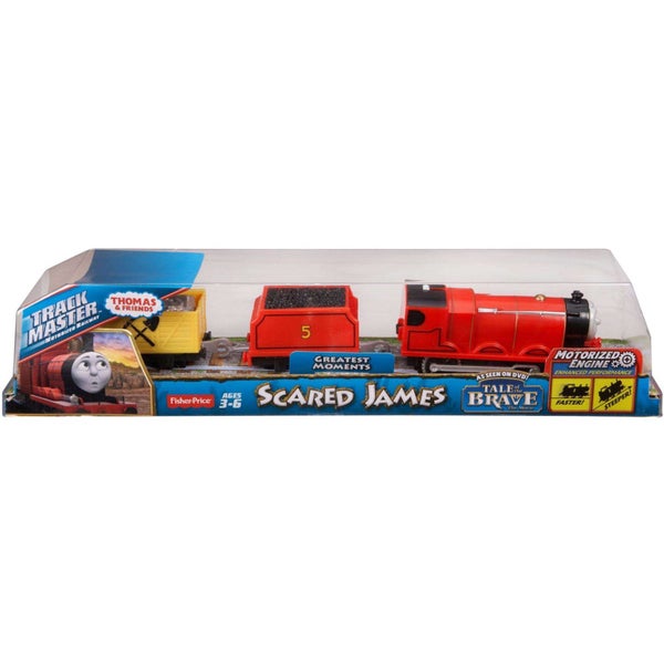 Classic Look Thomas & Friends Motorized Train - Scared James (Trackmaster) Carousel 1
