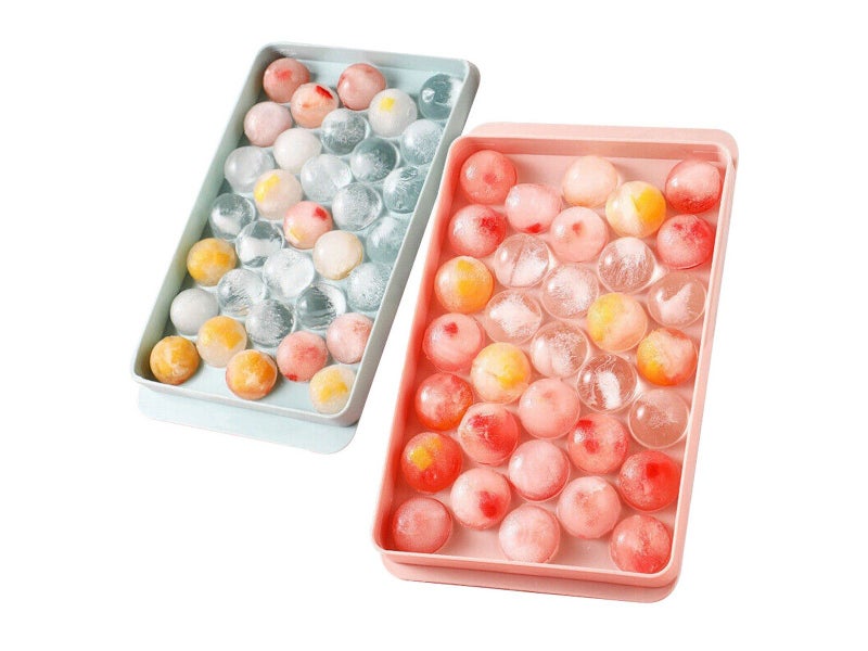 4Pcs 33 Grids Ice Ball Maker Mold Whiskey Sphere Round Mould Ice Cube Tray Carousel 1