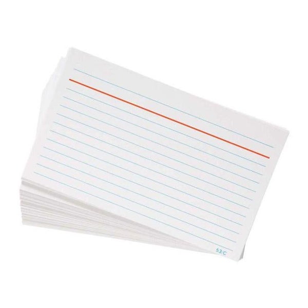 Collins System Card Feints 53c 127x76mm Pack 100 Carousel 1