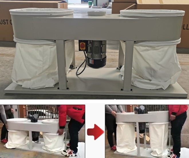 Easy Install 3kw Dust Extractor Dust Collector Carousel 2