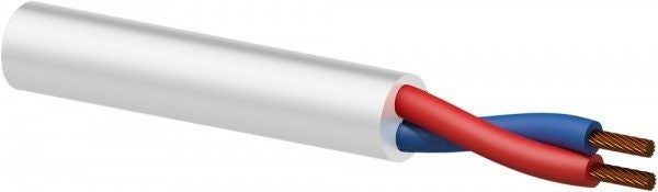 White Loudspeaker cable - 2 x 1.5 mm - 16 AWG - 100m Carousel 1
