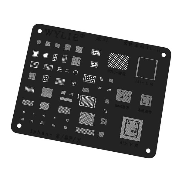 iPhone 8 | 8 Plus | X BGA Reballing Stencil | Wylie WL-11 Carousel 1