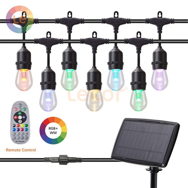 Solar Party/festoon lights15 Metres of R/C, multi coloured Carousel 4