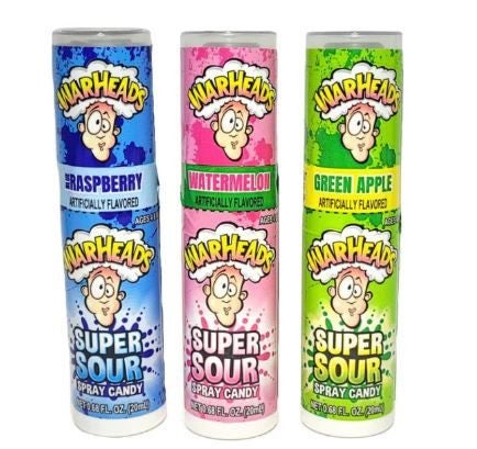 Warhead Super Sour Spray 24 x 20ml Carousel 2