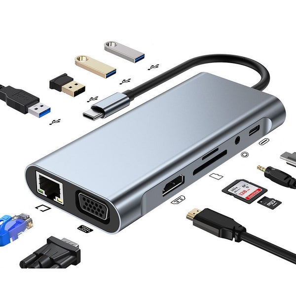 11 in 1 USB-C Hub Docking Station Carousel 2