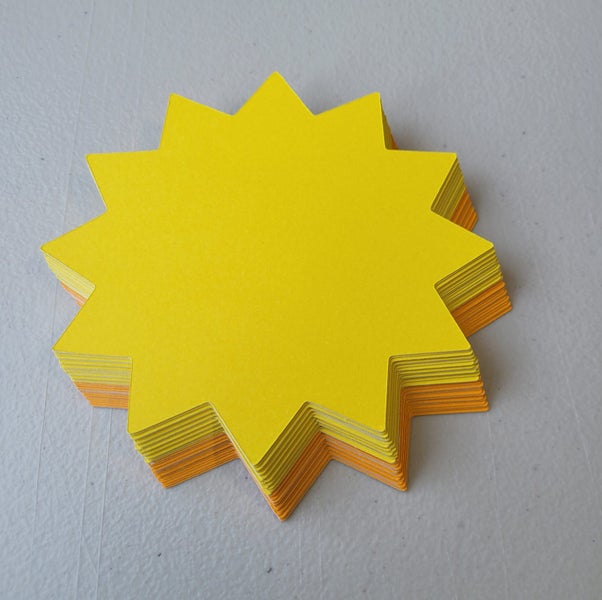 Starburst sale cards 135x125mm 16pcs Star burst sign card FREE SHIPPING ON 5 pcs Carousel 2