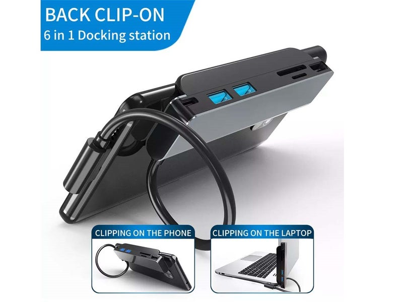 5 in 1 USB C Hub Docking Station Carousel 2