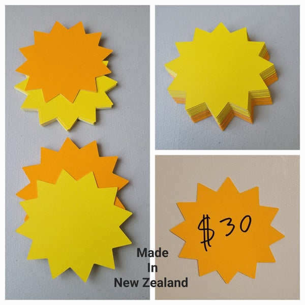 Starburst sale cards 135x125mm 16pcs Star burst sign card FREE SHIPPING ON 5 pcs Carousel 1