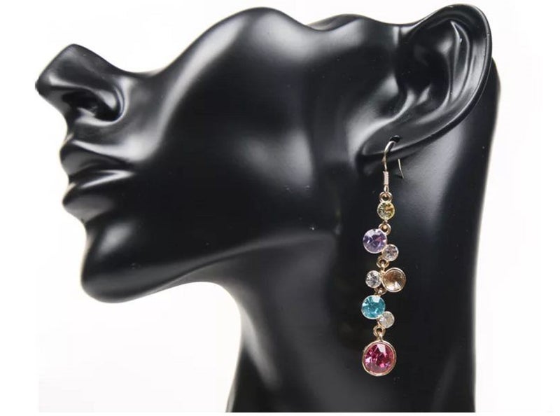 MANNEQUIN HEAD Necklace & Earing Display- 4 COLOURS Carousel 3
