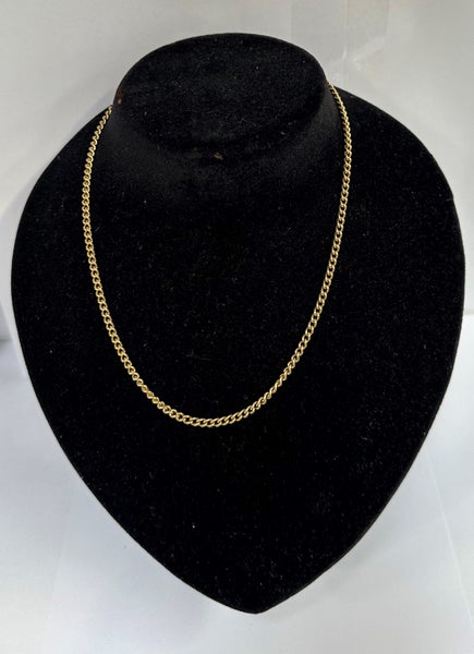 9ct Gold Curb Link Chain / 45cm / #CHAIN 6 (25/10/22) Carousel 1