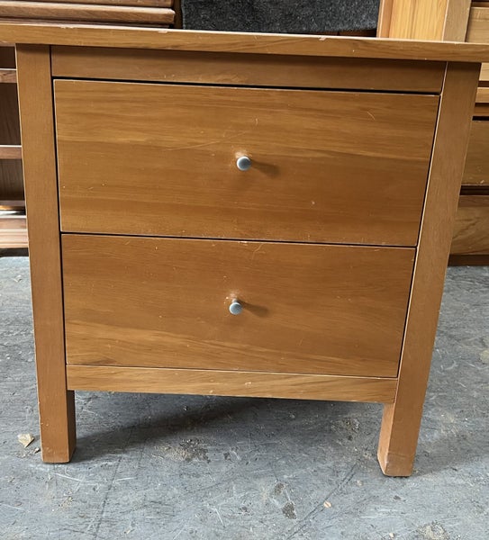 Modern design solid rimu bedside cabinet- FULLY RESTORED Carousel 1
