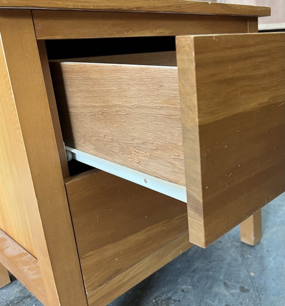 Modern design solid rimu bedside cabinet- FULLY RESTORED Carousel 2