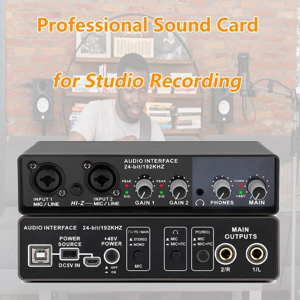 PROFESSIONAL SOUND CARD FOR STUDIO RECORDING (AUDIO INTERFACE) Carousel 1