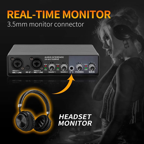 PROFESSIONAL SOUND CARD FOR STUDIO RECORDING (AUDIO INTERFACE) Carousel 2