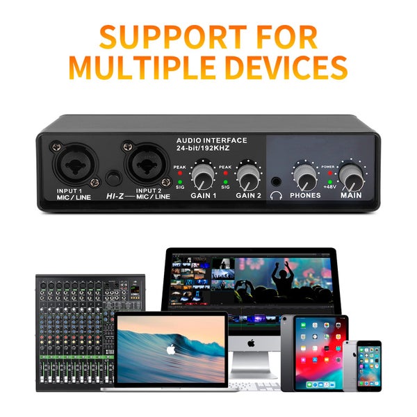 PROFESSIONAL SOUND CARD FOR STUDIO RECORDING (AUDIO INTERFACE) Carousel 7