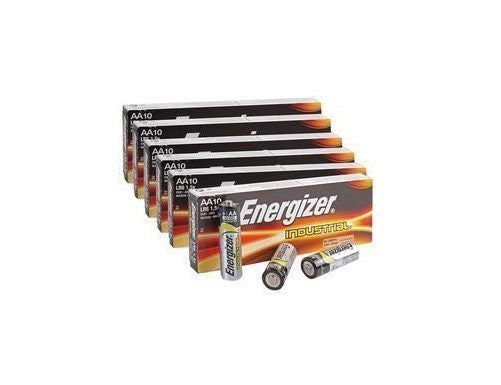 Energizer Industrial 10 Pack AA Alkaline Battery Carousel 1