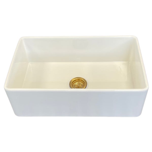 White ribbed butler sink - Medium Carousel 2