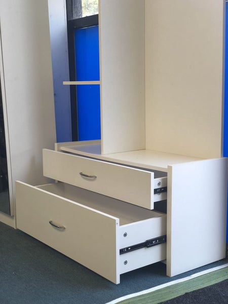 Coat Cabinet with Mirror White Clearance Sale (Black Friday Clearance) Carousel 2