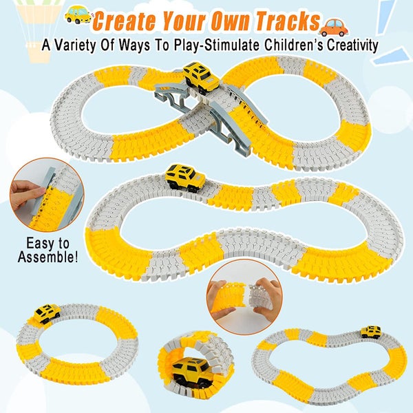 305Pcs Kids Toys Construction Tracks Track Set Carousel 2