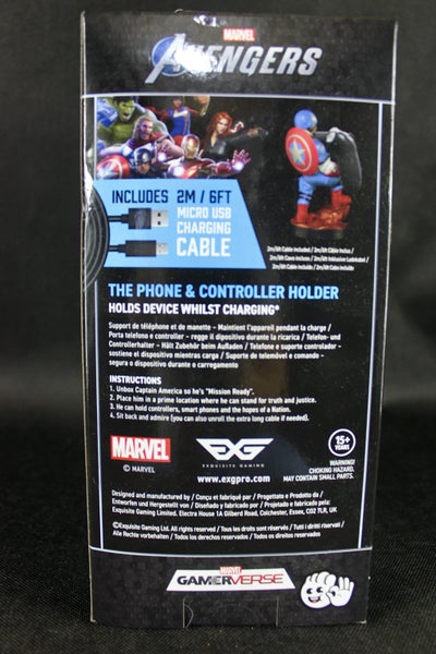 MARVEL CAPTAIN AMERICA CONTROLLER/PHONE HOLDER CABLE GUY AVENGERS "BIG SALE" $45 Carousel 11