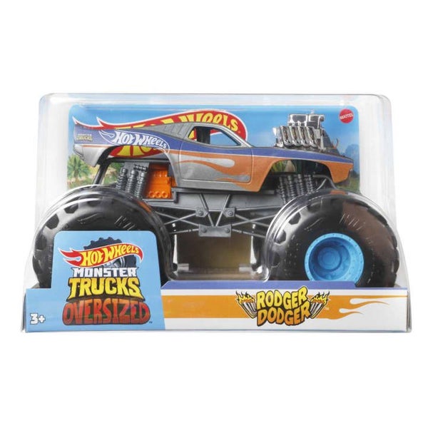 Hot Wheels 1:24 Scale Oversized Monster Trucks: Rodger Dodger Carousel 1