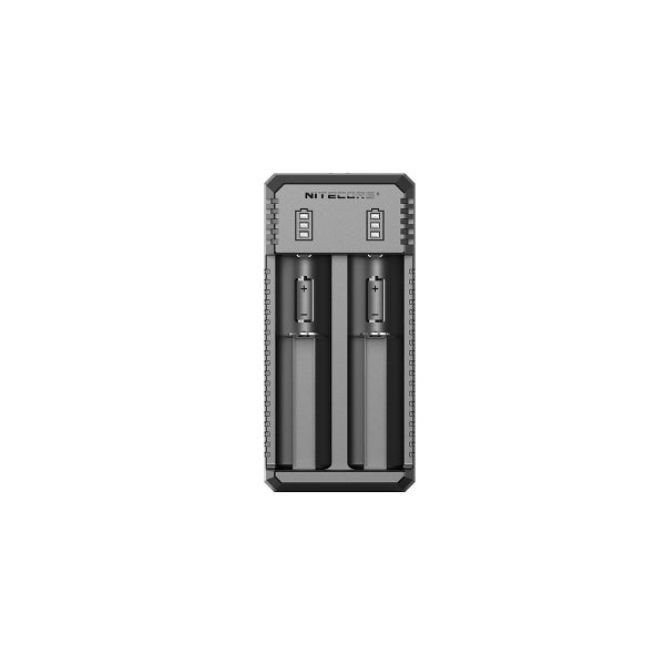 Nitecore UI2 Dual-Slot USB Charger, for 18650, 21700, 18350, 20700 Batteries Carousel 1