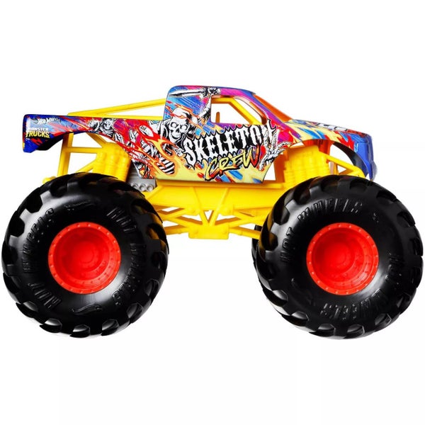 Hot Wheels 1:24 Scale Oversized Monster Trucks: Skeleton Crew Carousel 2