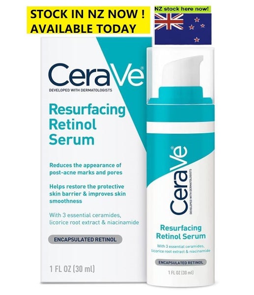 CeraVe (Retinol Anti Aging) Resurfacing Retinol Serum 30ml pump Carousel 1