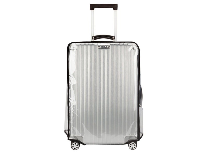 Full Clear PVC Suitcase Cover Luggage Protector Cover Suitable for 24in Suitcase Carousel 2