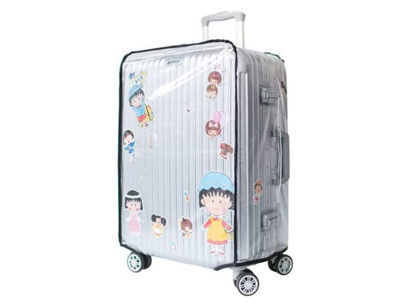 Full Clear PVC Suitcase Cover Luggage Protector Cover Suitable for 24in Suitcase Carousel 4