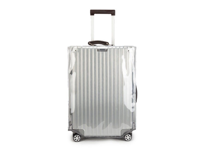 Full Clear PVC Suitcase Cover Luggage Protector Cover Suitable for 22in Suitcase Carousel 2