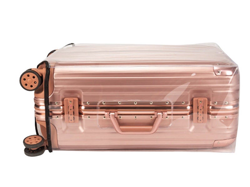 Full Clear PVC Suitcase Cover Luggage Protector Cover Suitable for 22in Suitcase Carousel 4