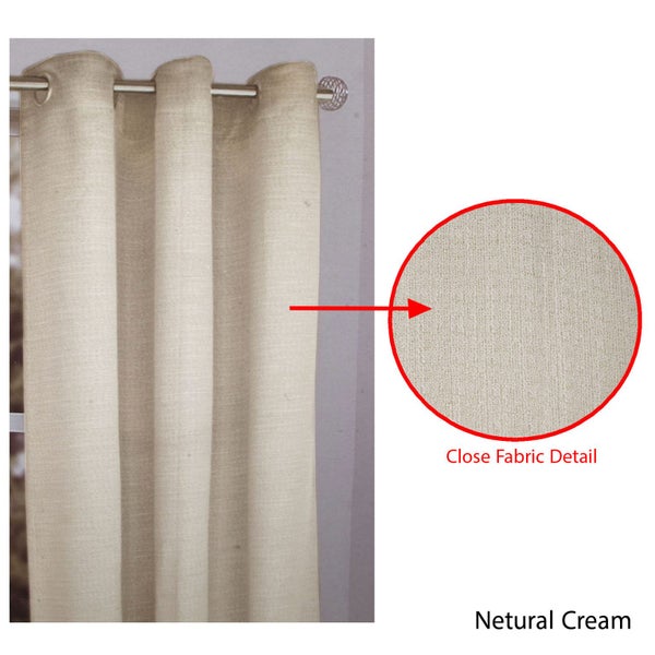 One Piece of Sienna Eyelet Curtain 120 x 213cm Carousel 2