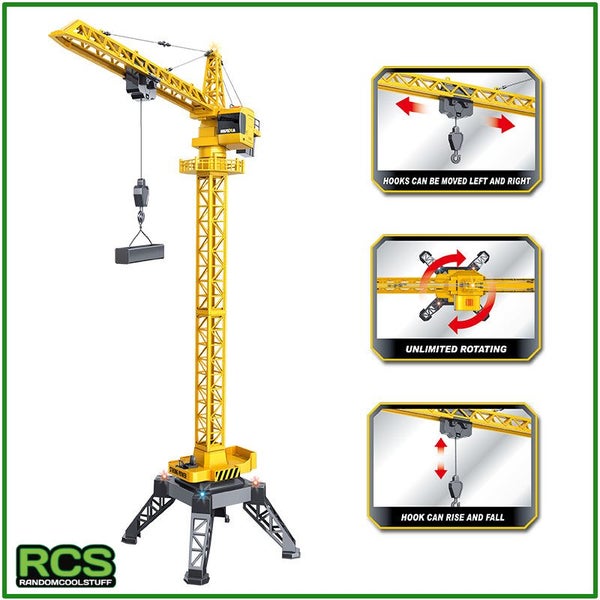 Huina RC Tower Crane. 1/14, 1.22m High. 1585 Carousel 1