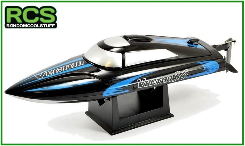 RC VECTOR 30 Boat. Black. Carousel 1