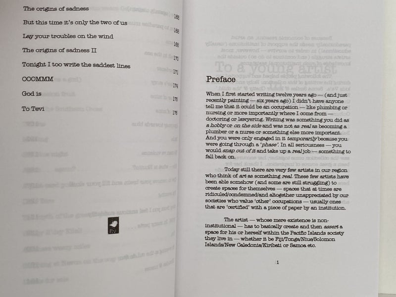 TO A YOUNG ARTIST IN CONTEMPLATION by Sia Figiel 1998 1st edition Carousel 6