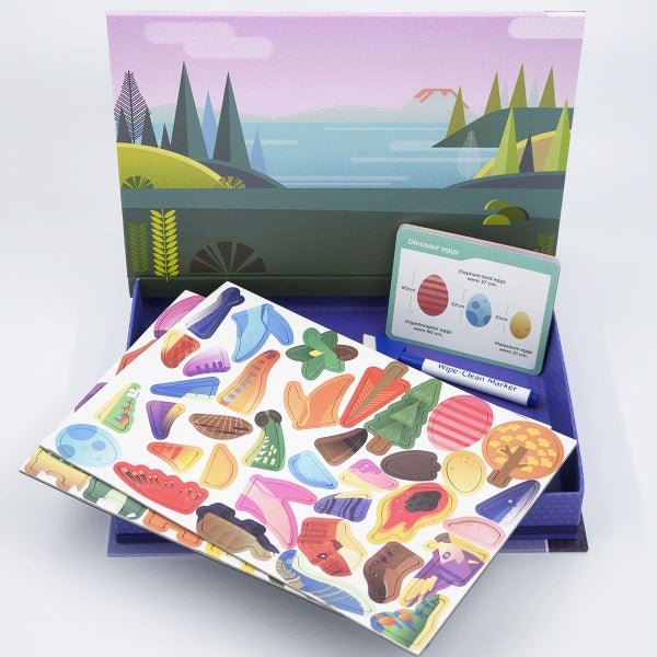 MierEdu Magnetic Art Case - Dino World Carousel 2