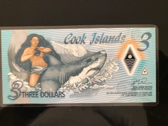 Cook Island $3.00 note Carousel 1