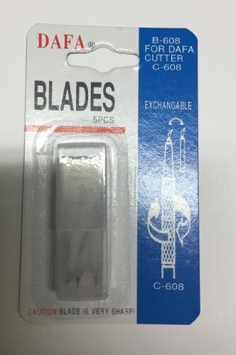 B-608 Spare Blades For C-608(5pc) Carousel 1