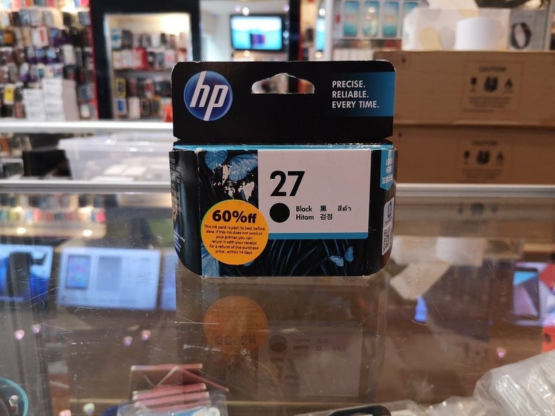 HP INK CARTRIDGE 27 BLACK CLEARANCE Carousel 1