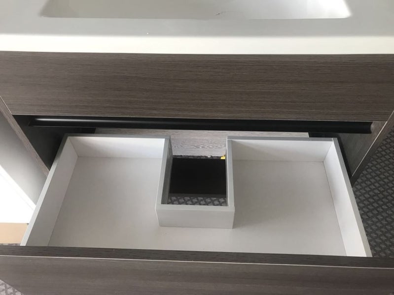 Vanity - 600mm Wall Mount Plywood in Dark Oak Finish Carousel 3