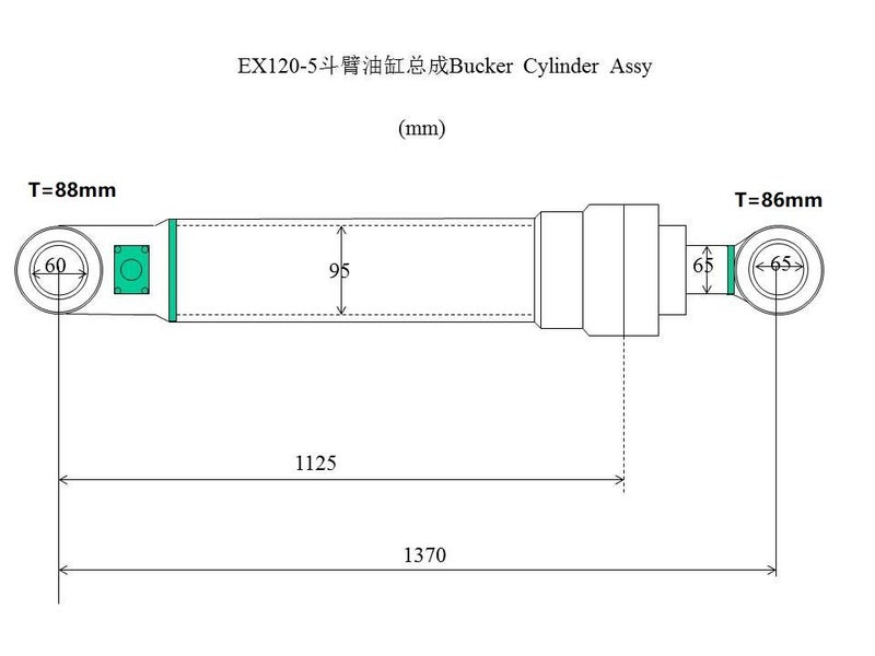Boom /ARM /Bucket Cylinder for Hitachi EX120-5 /200-5 / ZAX120-3 /200 /240-3 Carousel 2