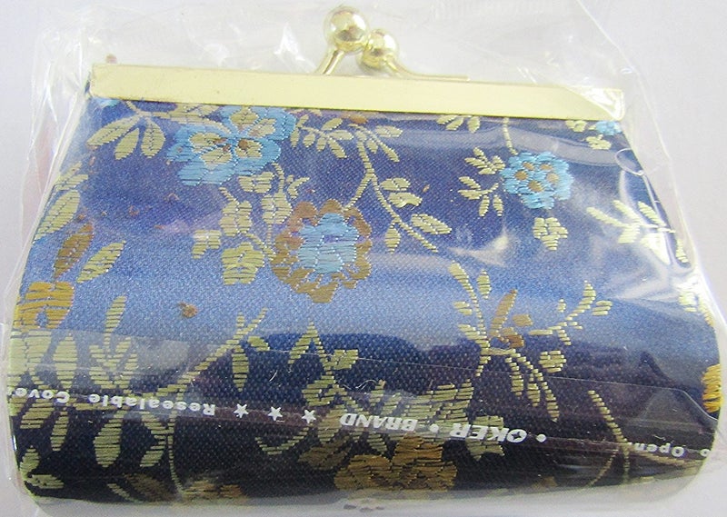 Silky embroidered coin purse Carousel 1