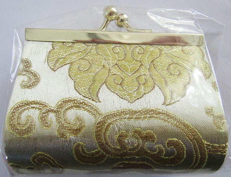 Silky embroidered coin purse Carousel 1