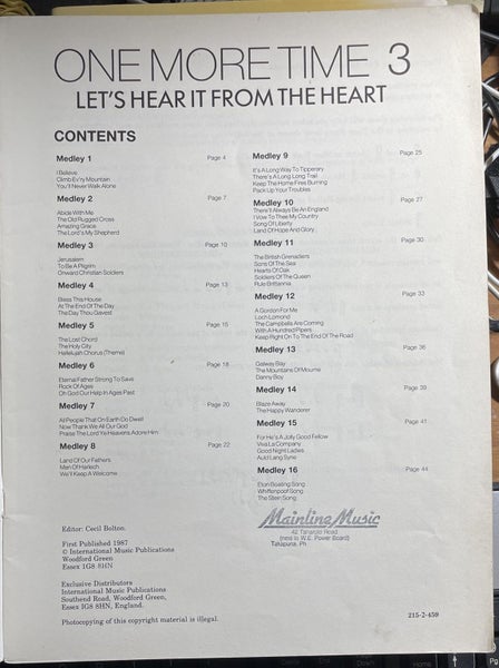 One More Time 3 Let's Hear it from the Heart For All Keyboards Carousel 2
