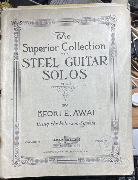 The Superior Collection of Steel Guitar Solos Vol 1 by Keoki E Awai Carousel 1