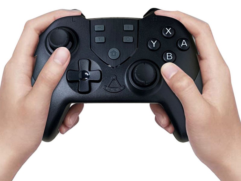 Wireless Bluetooth Game Controller with NFC Compatible with Switch Black Carousel 2