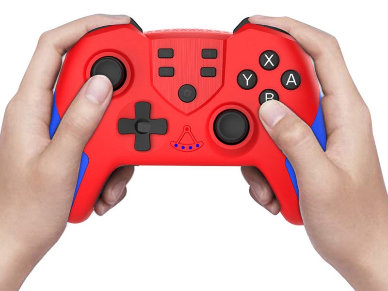 Wireless Bluetooth Game Controller with NFC Compatible with Switch Red Carousel 2