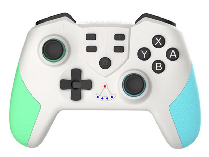 Wireless Bluetooth Game Controller with NFC Compatible with Switch White Carousel 1