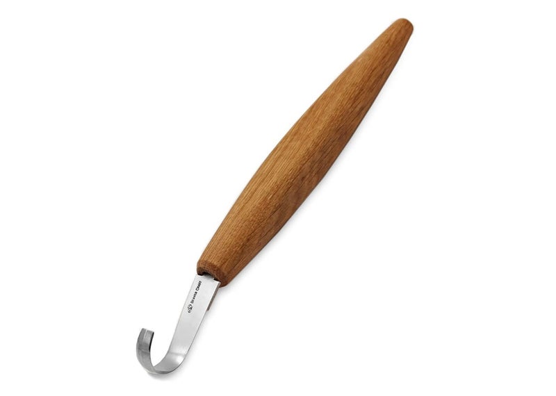 BeaverCraft Spoon Carving Knife Deep Cut Bevels Oak Left Handed SK5L Carousel 1